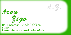 aron zigo business card